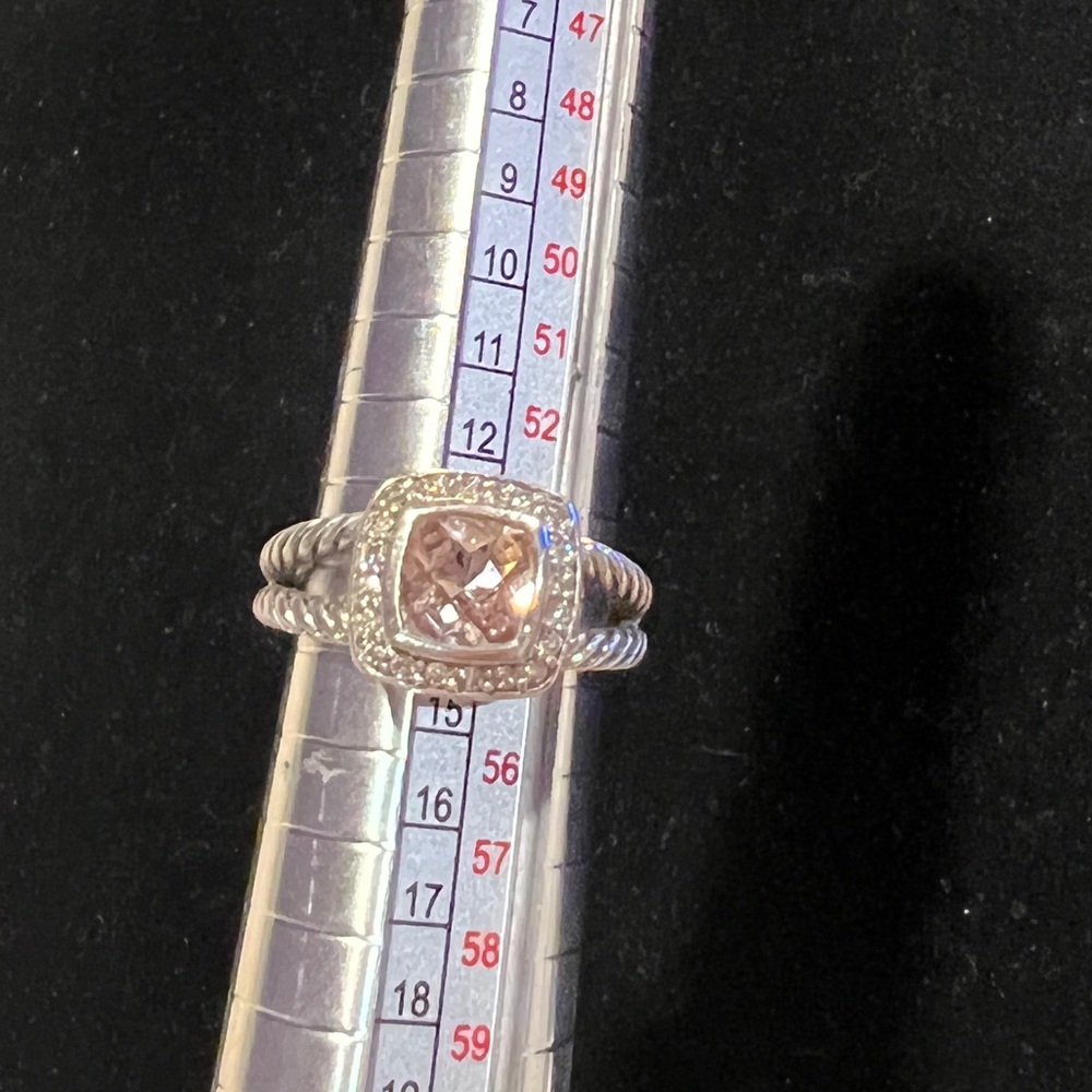 David Yurman Morganite Petite Albion Ring
